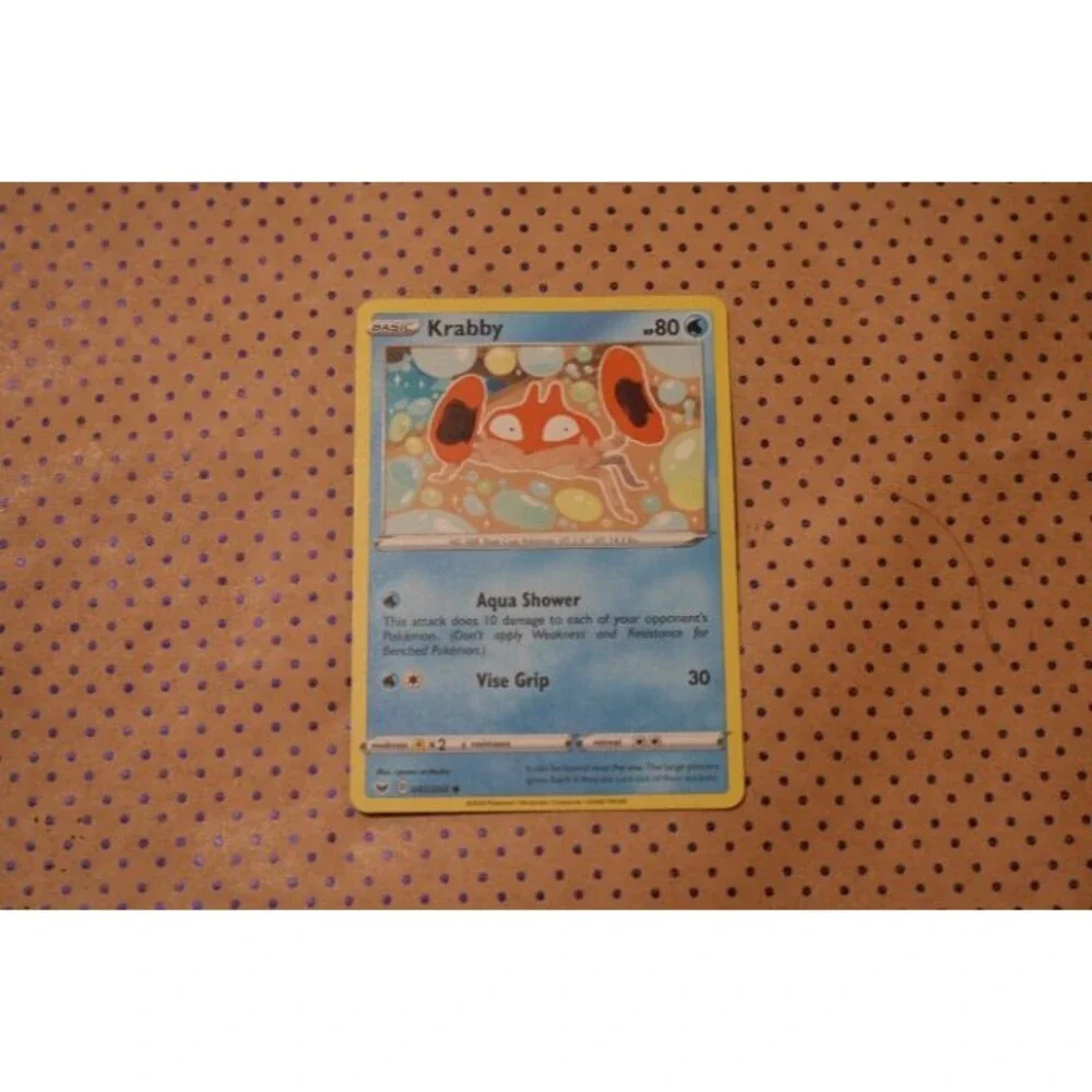 Krabby 042/202 Pokemon Card (2020)